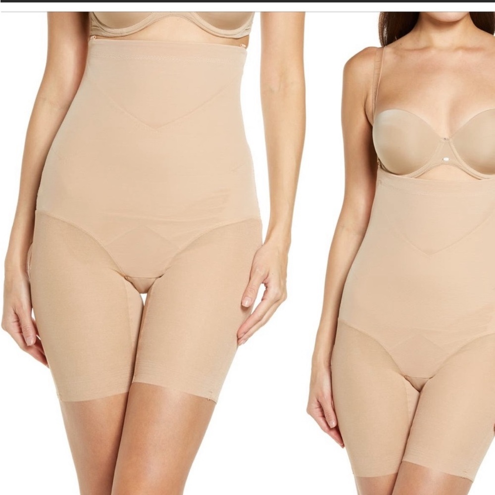 Honeylove The Super Power Short Sculptwear Nude Tan 1X